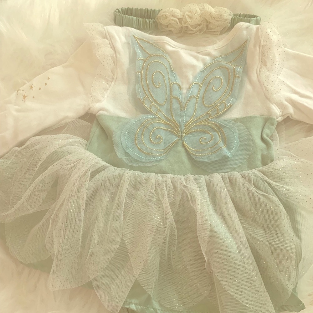 Lil girl long sleeve fairy outfit